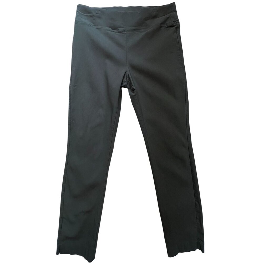 Lane Bryant Women's Endless Casual Pants Pull On Stretch Size 14 Gray Activewear